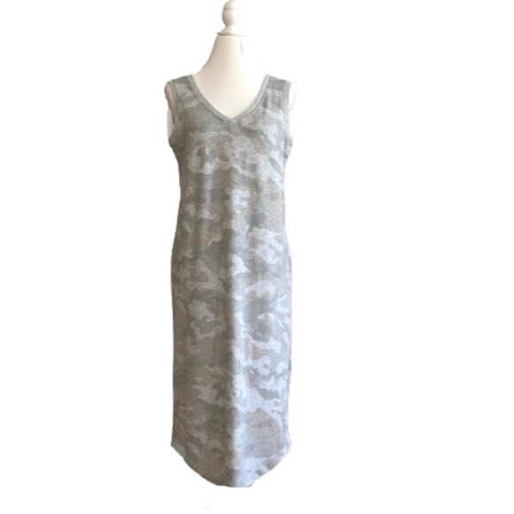 Jane & Delancey Tank Dress Camo Sleeveless V-Neck Soft Dress Small NEW - Picture 12 of 12